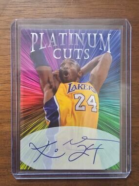 Kobe Bryant Platinum Cuts Limited Edition /1000 Facsimile Autographs - Novelty